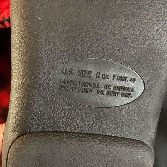 RG Barry Red Buffalo Slippers, 9 - Picture 4 of 4